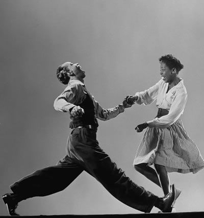 Leon James & Willa Mae Ricker lindy hop and solo jazz